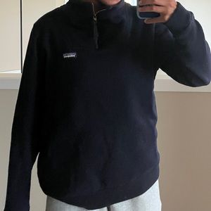 Patagonia thick fleece quarter zip